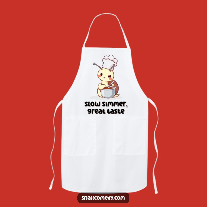 Funny Chef Snail Apron: Your Secret Ingredient for Kitchen Fun, Practical Humorous Gift