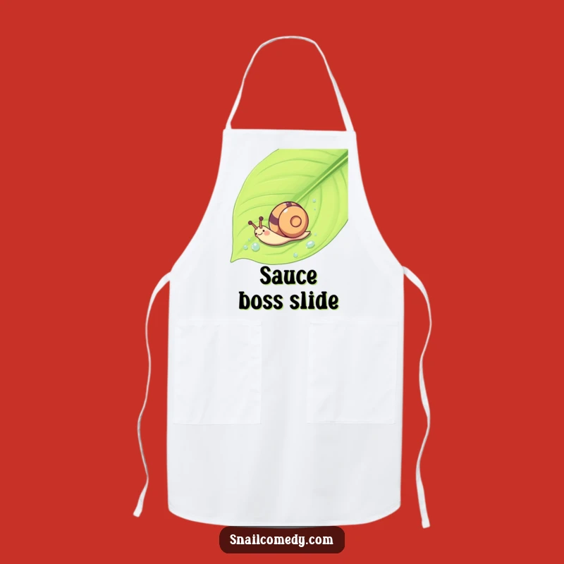 Funny Kawaii Snail Apron - Kitchen Whoosh Protector Gift for Chefs