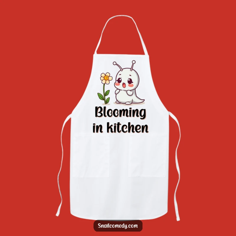 Funny Snail Apron - Keep Clean with a Giggle in the Kitchen