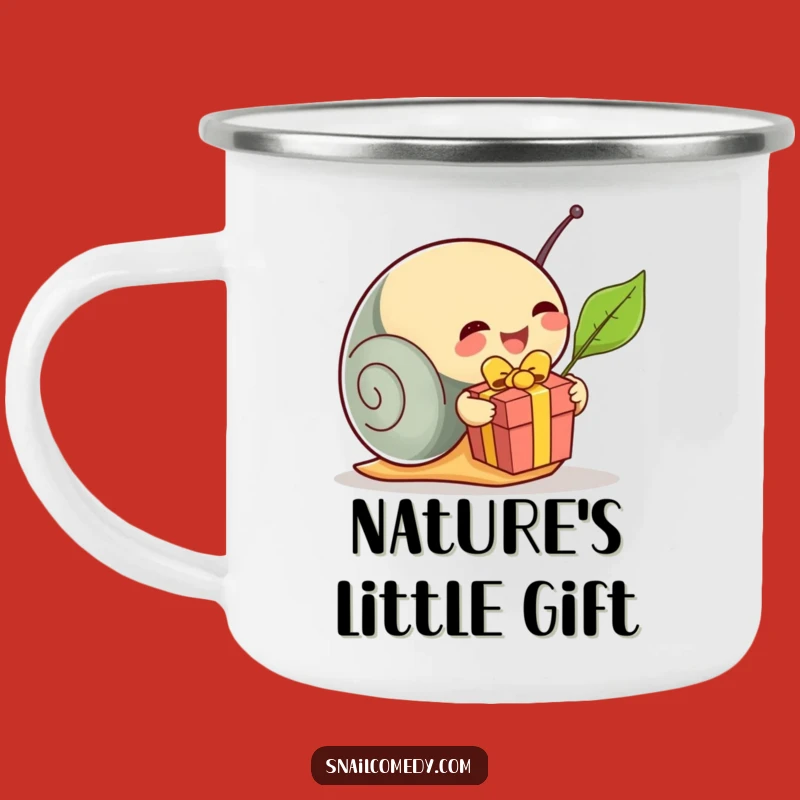 Funny Snail Present Camping Mug: Unwrap Joy Anywhere, Terrific Humorous Gift