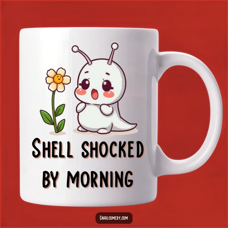 Funny Snail and Flower Mug - A Hilarious Surprise Gift for Garden Lovers