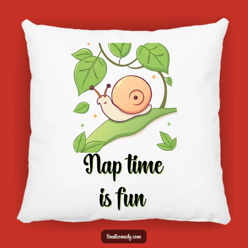Funny Kawaii Snail Sliding Pillow - Glee and Comfort on the Couch