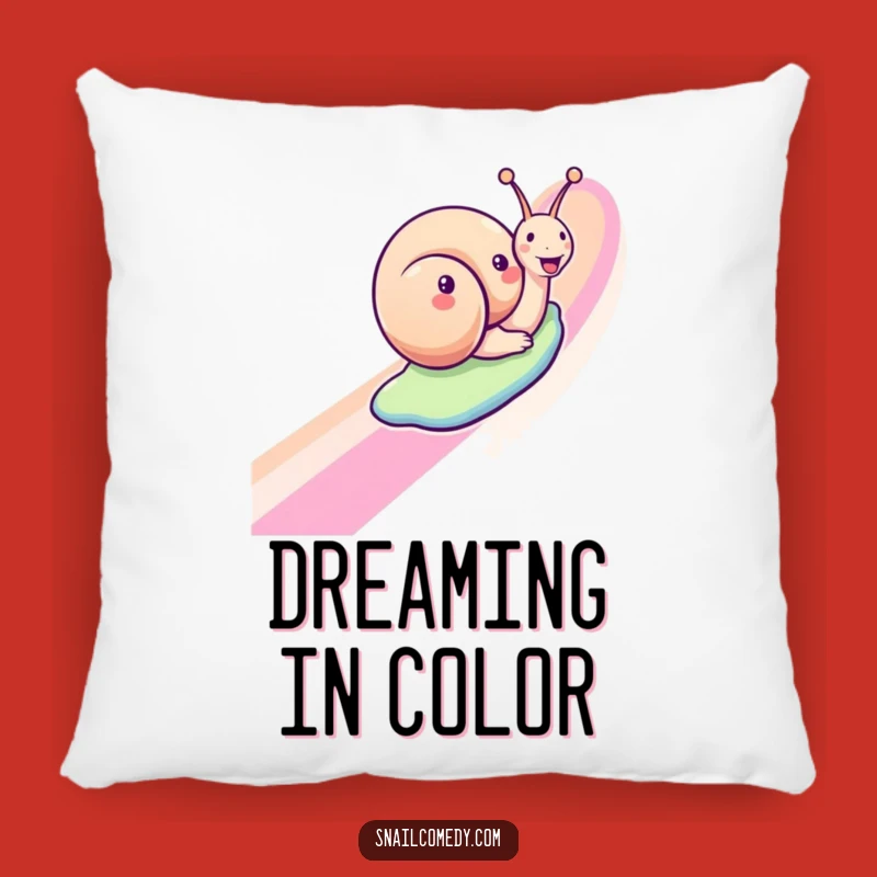 Funny Snail Pillow: Cozy Comfort for a Joyful Soul