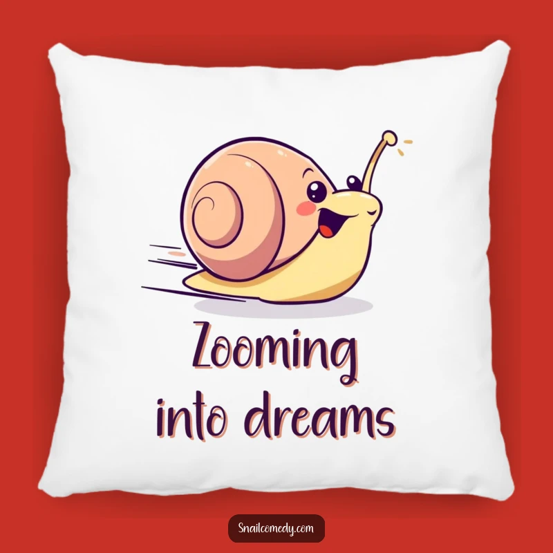 Funny Excited Kawaii Snail Pillow - Cozy Zoom & Surprising Comfort