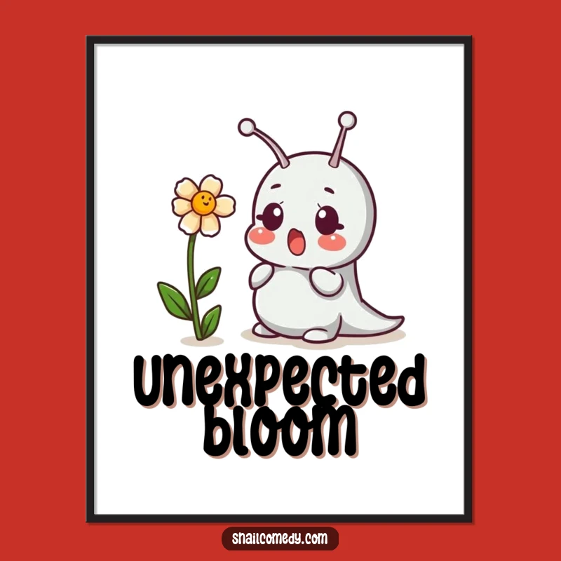 Funny Snail Art Print - Instant Download of Garden Humor