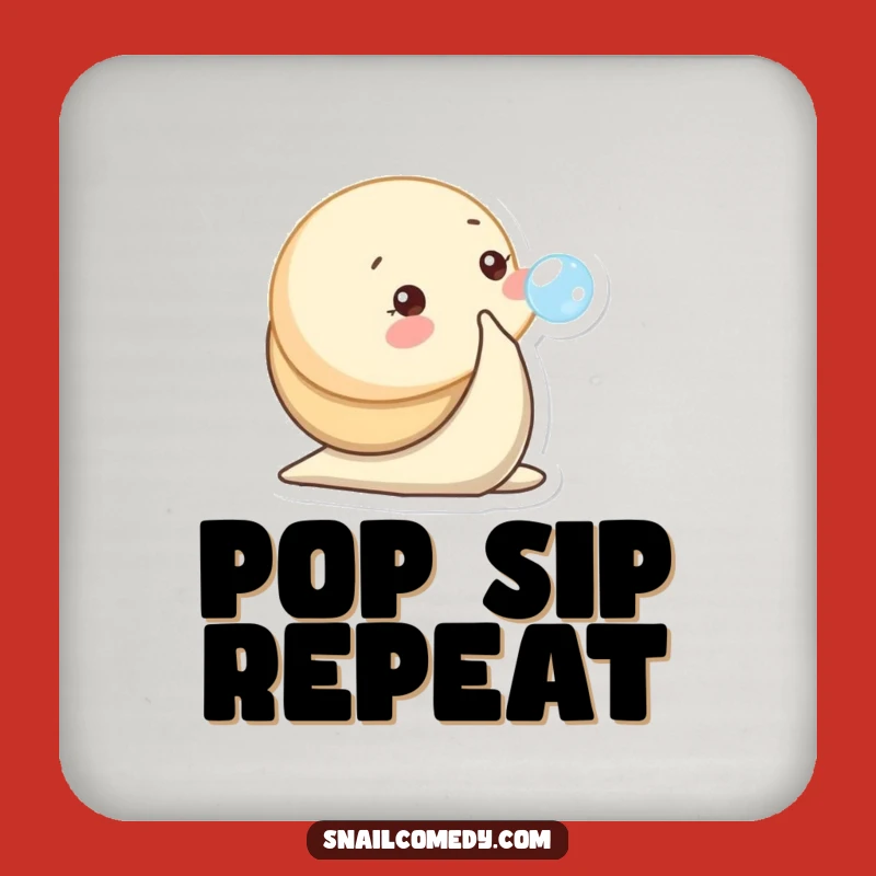 Funny Baby Snail Bubble Coaster: Protect Surfaces with Cute Playfulness, Gift