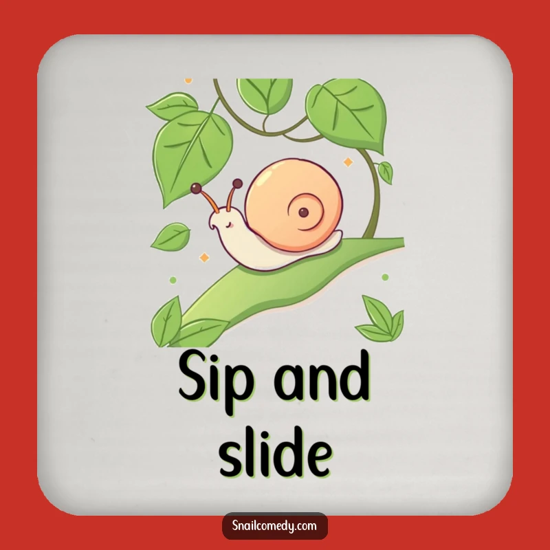 Funny Kawaii Snail Sliding Coaster - Glee for Your Surfaces