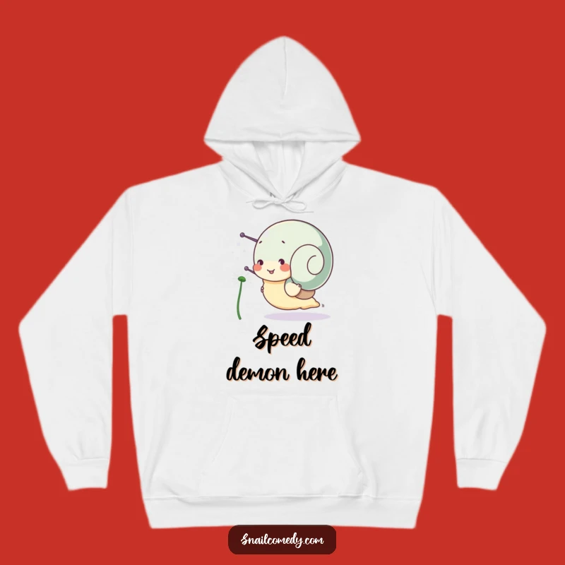 Funny Snail Hoodie: Cozy Dandelion Seed Race Companion
