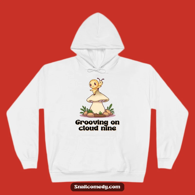 Funny Snail Hoodie: Mushroom Dancer, Cozy & Humorous Gift