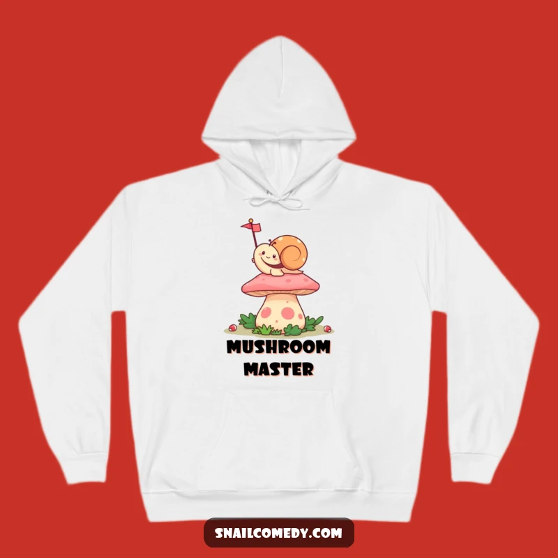 Funny Waving Snail Hoodie: Cozy Kawaii Celebration & Humor