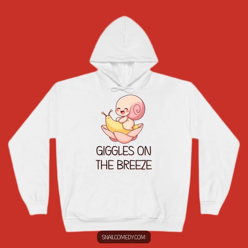 Cozy Funny Giggling Snail Petal Hoodie: Warm Rider Gift