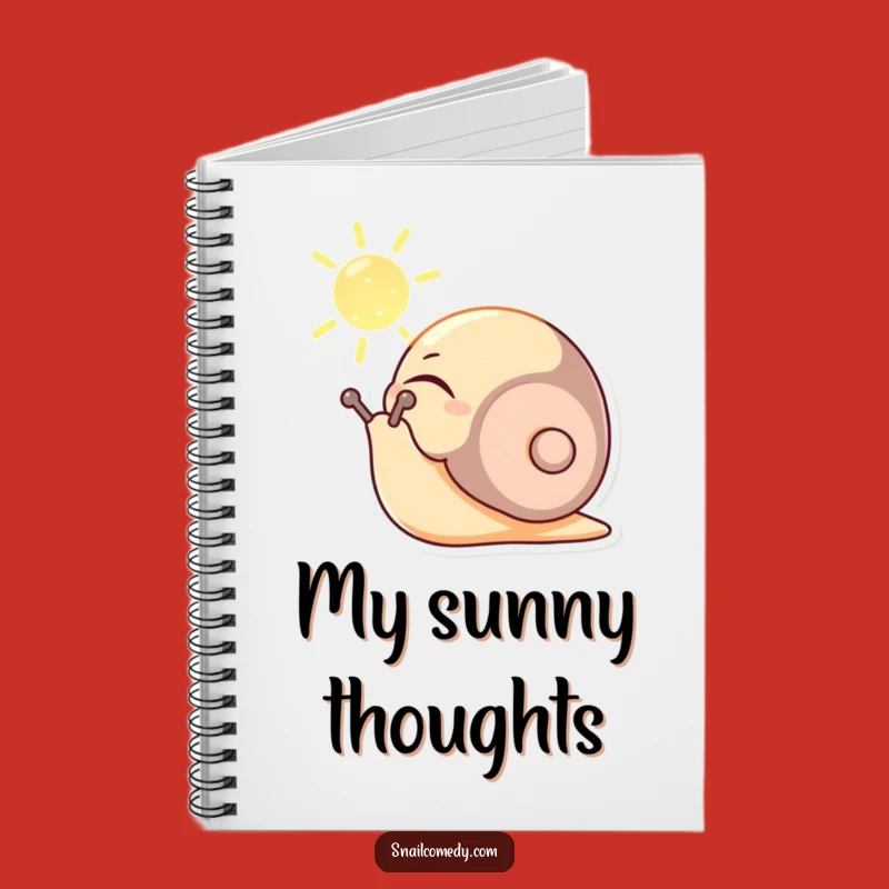 Funny Content Snail Notebook - Journal Your Peaceful Thoughts