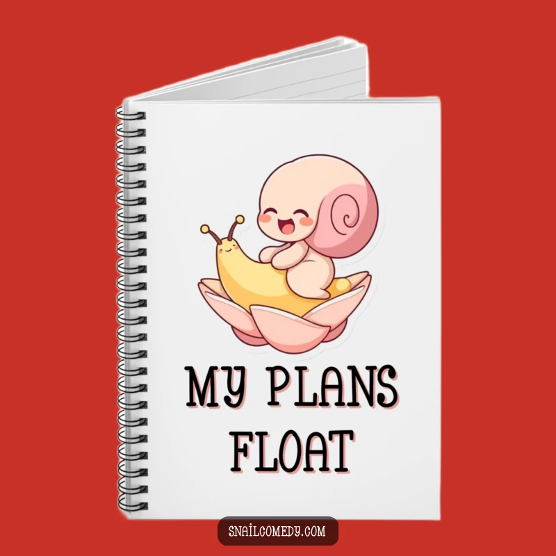 Funny Giggling Snail Petal Notebook: Journal Your Happy Moments
