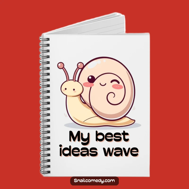 Funny Kawaii Snail Antennae Notebook: Jot Down Ideas With Playful Energy