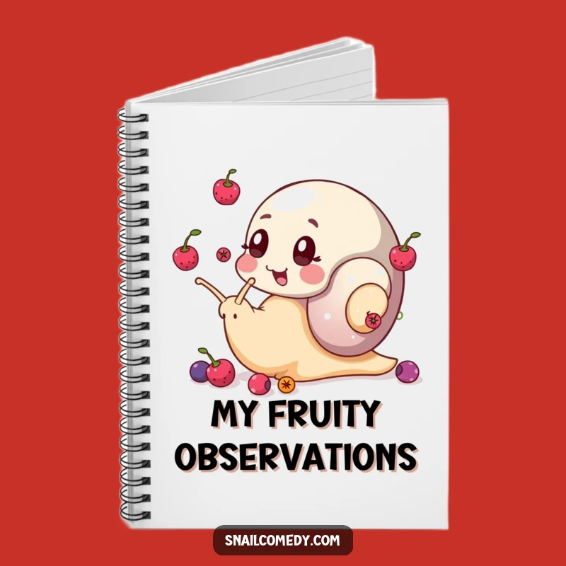 Funny Snail Notebook: Berry Juggler, Perfect for Ideas