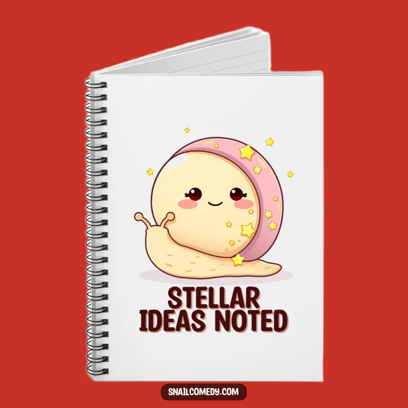 Funny Starry Snail Notebook - Journal of Dreams, Perfect Celestial Gift