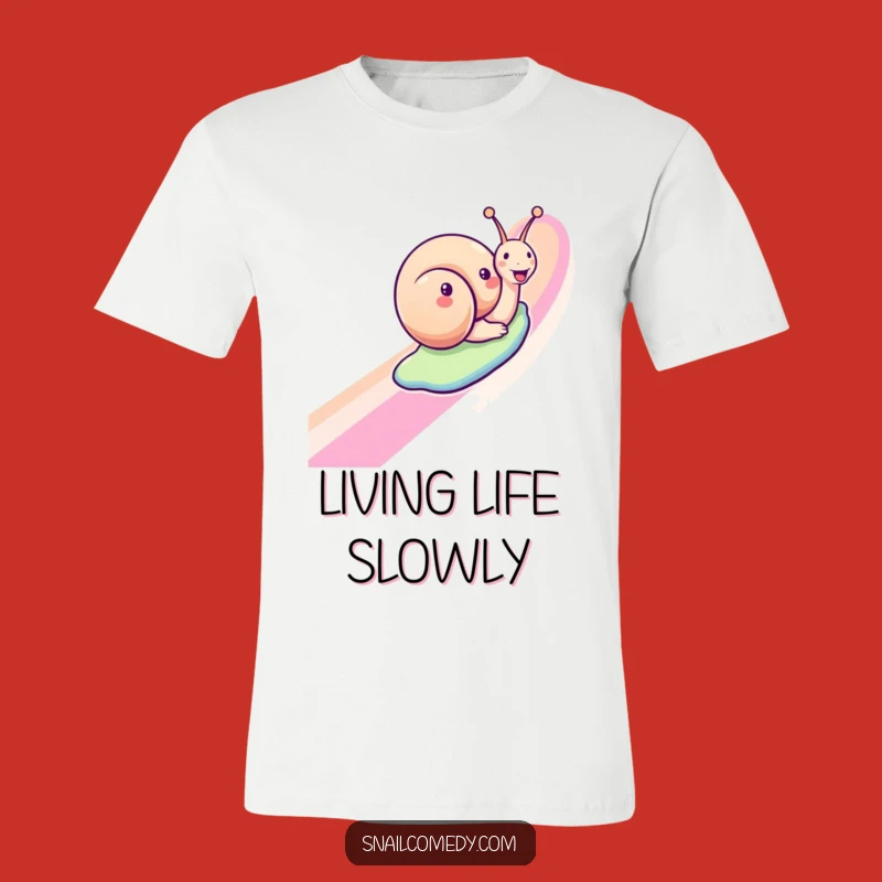 Funny Snail T-Shirt: Express Your Joyful Journey Style