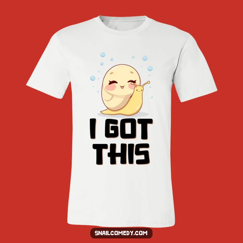 Funny Winking Snail T-Shirt - Hilarious Slow & Steady Character Tee Gift