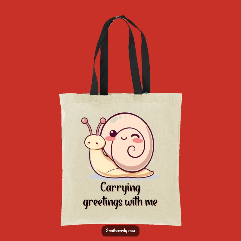 Funny Kawaii Snail Antennae Tote Bag: Carry Your Playful Spirit Everywhere