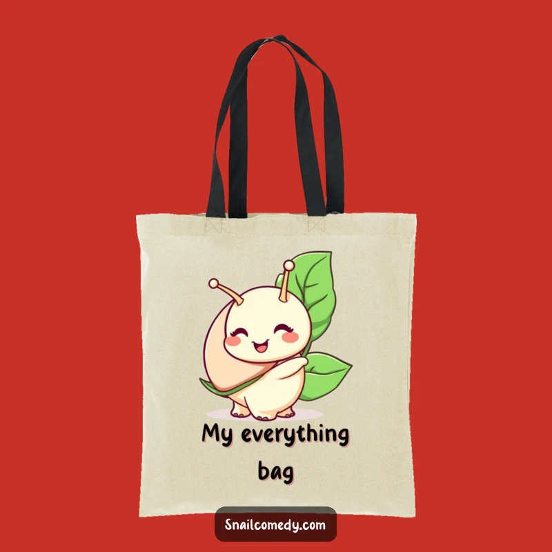 Funny Snail Tote Bag: Carry Your Smile & Leaf Everywhere