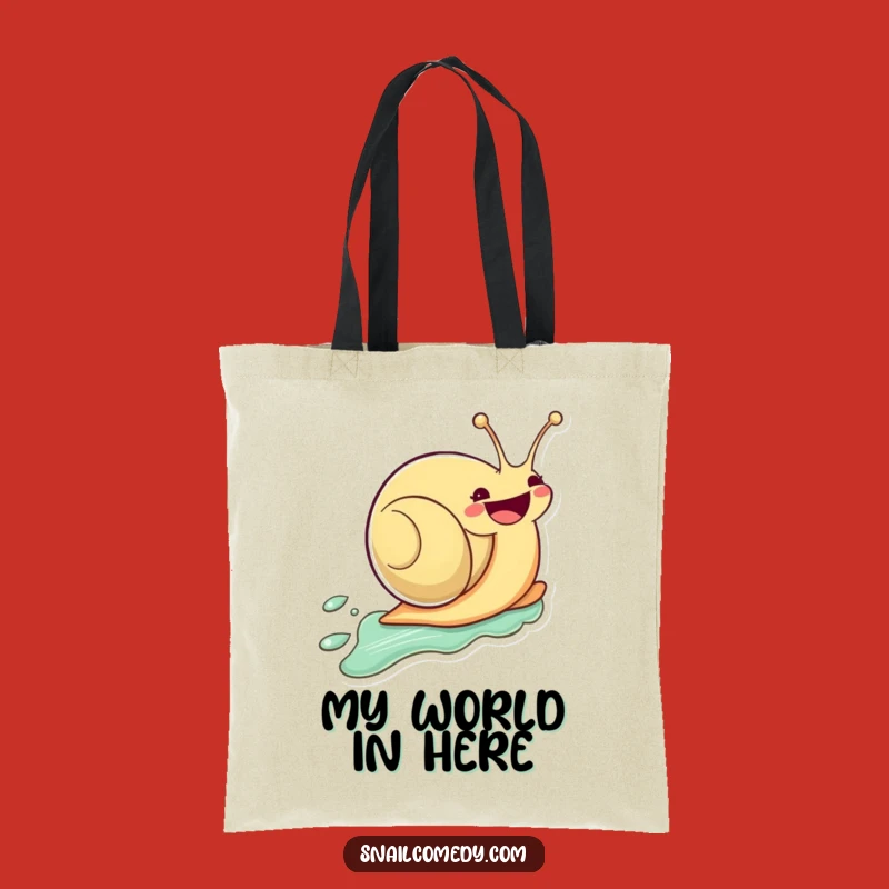 Funny Kawaii Snail Tote Bag: Zooming Snail Eco Bag, Practical Funny Gift